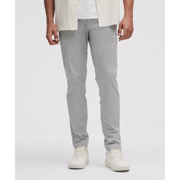 Lululemon Men's ABC Trouser Pant Slim Fit LM5AQYS Gray Size 30 - Picture 1 of 7